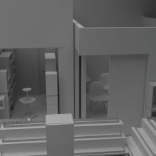Proyecto creación de una papeleria. 3D, Interior Architecture & Interior Design project by Borja Alday - 03.31.2018