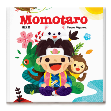 Momotaro. Un projet de Illustration traditionnelle, Conception de personnages, Conception éditoriale et Illustration vectorielle de Carlos Higuera - 01.01.2015