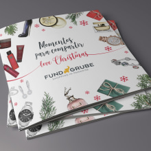 Folleto: Guía regalo Navidad. Design gráfico projeto de Paula Hurtado Arenas - 15.12.2017