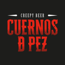 Cuernos de Pez Creepy Beer / Diseño de producto e imagen . Un proyecto de Diseño, Publicidad y Diseño de producto de Other Lands - 20.01.2018