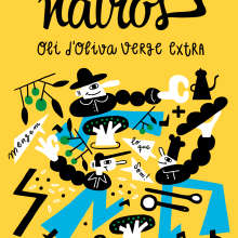 Som Natros . Design, Traditional illustration, Art Direction, Packaging, and Character Animation project by Hernan en H - 04.03.2018