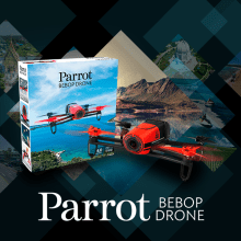 Bebop Drone para Parrot Chile. Projekt z dziedziny Design, Projektowanie graficzne, Web design, Tworzenie stron internetow i ch użytkownika David Pérez Baeza - 04.04.2018
