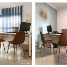 Diseño Oficina Asesoria-Gestoria Oliver-Torrens, Palma de Mallorca #interiordesign #officedesign. Un proyecto de Arquitectura de CRISTINA FORTEZA - 06.04.2018