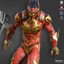 The Flash. Projekt z dziedziny Design, 3D,  Animacja, Postprodukcja fotograficzna, Komiks, VFX i Animacja postaci użytkownika Forma Disseny - 06.04.2018