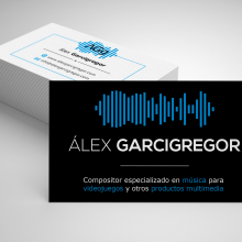 Imagen corporativa para Álex Garcigregor. Design, Art Direction, Br, ing & Identit project by Cristina Coll Fernández - 10.23.2017