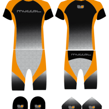 Logo y vestimenta para club de ciclismo "mussel". Un proyecto de Diseño gráfico de Laura Iglesias Miguel - 08.06.2015