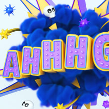 Santalucia AHHHG!!. Un proyecto de Publicidad, 3D y Lettering de JVG - 09.04.2018