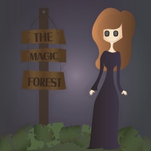 the magic forest. Projekt z dziedziny Design użytkownika Maricielo Pimentel Zúñiga - 09.04.2018