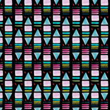 Mi Proyecto del curso: Diseño de estampados textiles. Un proyecto de Diseño, Diseño de vestuario, Bellas Artes, Diseño gráfico y Pattern Design de Viviana Acuña - 10.04.2018