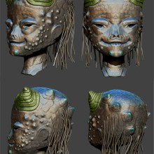 Alien 3D. Un proyecto de 3D de Juan Heber Castillo - 11.04.2018