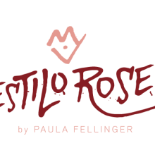 LMi Proyecto del curso: Caligrafía con tiralíneas- Logo Estilo Rosé. Design projeto de Ana Fellinger - 12.04.2018