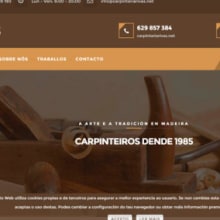 Carpintería Rivas. Graphic Design, and Web Design project by sandra uzal - 04.12.2018