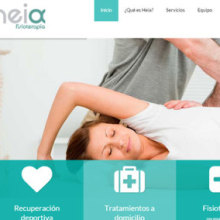 Heia Fisioterapia. Web Design project by sandra uzal - 04.12.2018