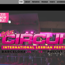 Creaccion pagina web para grandes Eventos - Circuit Festival Girlie. Un proyecto de Desarrollo Web de Nicola Mostallino - 01.05.2017