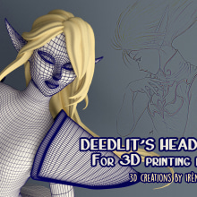 Modelado para Impresión 3D. Un projet de 3D, Conception de personnages, Rigging , et Animation de personnages de Irène K. - 15.04.2018
