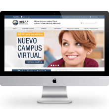 Web Instituto Europeo de Asesoría Fiscal. Design, UX / UI, Br, ing, Identit, Education, Graphic Design, Information Architecture, and Web Design project by Sara Navarro - 07.01.2017