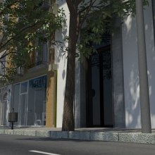 Cafetería Embajadores. Un proyecto de 3D, Arquitectura y Arquitectura interior de Ángel-Augusto Edjang - 30.01.2018