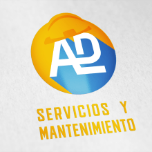 Propuesta Flat Logo ADL (monograma). Graphic Design project by Ricard Colom Romero - 04.17.2018