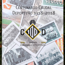 Libro Centenario Caudal Deportivo Mieres. Design editorial projeto de Marta Gutiérrez González - 10.01.2018
