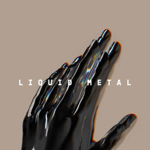 Liquid metal.. 3D project by José Velázquez - 04.24.2018