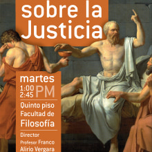 Cuestiones sobre la justicia, afiches. Design gráfico, e Design de cartaz projeto de Silvia Trujillo - 27.04.2018
