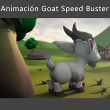 Animación Goat Speed Buster. 3D, Rigging, and 3D Animation project by Marcia Gramage Gomez - 05.02.2016