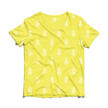 Pineapple T-Shirt. Un proyecto de Diseño y Diseño gráfico de Twotypes - 03.05.2018