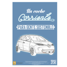 Renault Zoe (Ficticio). Graphic Design project by Víctor Banderas Sánchez - 05.03.2018