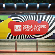 Live in Colors - Ocean Pacific Footwear. Un proyecto de Publicidad, Dirección de arte, Br, ing e Identidad, Moda y Marketing de Astrid Margarita - 04.04.2018