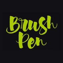 Carteles «Brush Pen Calligraphy Workshop». Design, Design gráfico, Caligrafia, e Design de cartaz projeto de Leire y Eduardo - 07.05.2018