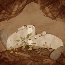Animal Builders. Un proyecto de Ilustración tradicional de Romina Martí - 08.11.2017