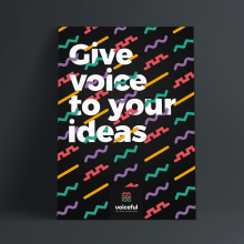 Voiceful Ein Projekt aus dem Bereich Design, Kunstleitung, Br, ing und Identität, Grafikdesign und Logodesign von Victor Riba Campi - 16.08.2016