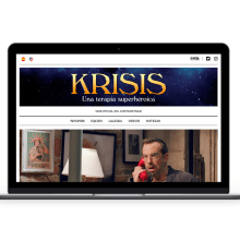 Krisis Shortfilm. UX / UI, Design gráfico, Web Design, e Desenvolvimento Web projeto de Loop comunicacio - 09.05.2018