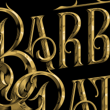 Barber Battle 3. Design, Traditional illustration, T, pograph, and Lettering project by Havi Cruz - 05.10.2018