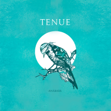 Nuevo proyectoPortada album Lp para la banda TENUE. Ilustração tradicional projeto de Victoria Fdz-Oruña - 10.05.2018