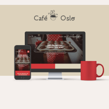Cafe Oslo. Web Design, and Web Development project by Carlos Coloma Martínez - 05.14.2018