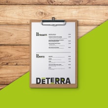 DeTerra. Design, Art Direction, Br, ing, Identit, and Graphic Design project by Marta Portales - 05.21.2018