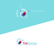 TraDoctor. Un proyecto de Ilustración tradicional, Br, ing e Identidad y Diseño de logotipos de Patricia Rueda Sáez - 21.05.2018