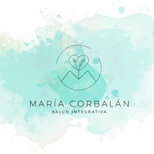 María Corbalán. Un proyecto de Br, ing e Identidad, Diseño de iconos y Diseño de logotipos de Patricia Rueda Sáez - 21.05.2018