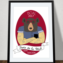 Propuesta cartel Feria de la Miel de Boal. Design, and Graphic Design project by Laura Buenasmañanas Linares - 10.27.2016