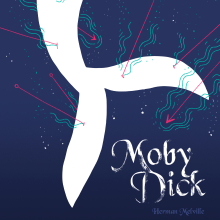 Moby Dick (book cover). Un proyecto de Ilustración tradicional y Diseño editorial de Fran Pulido - 07.03.2018