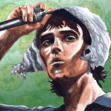 Ian Brown de lápiz a digital. Traditional illustration, Fine Arts, Photo Retouching, Pencil Drawing, and Drawing project by Ana Barderas Santarén - 05.25.2018