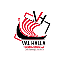 Vall Halla Construction LLC,  LOGTYPE COLOR. Design, Publicidade, Design editorial, e Design de logotipo projeto de YHWH EDICIONES - 26.05.2018