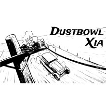 Dustbowl Xia - Artwork para presentación de proyecto audiovisual.. Traditional illustration, Digital Illustration, Stor, telling, Stor, and board project by Alberto Muriel - 01.01.2015