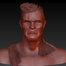 Mi Proyecto del curso: Modelado de personajes en 3D. 3D project by Maximiliano Meló - 06.02.2018