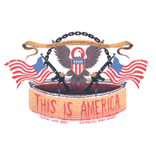This is America. Un proyecto de Ilustración tradicional, Diseño gráfico y Lettering de Buba Viedma - 01.06.2018