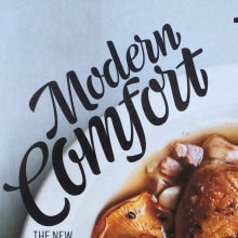 Modern Comfort Ein Projekt aus dem Bereich Lettering von Miguel Reyes - 05.06.2018