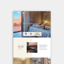 Hotel Classic / Sitio web. Art Direction, and Web Design project by Inés Donaire Terán - 06.05.2018