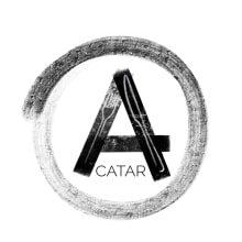 Logo restaurante Acatar. Un proyecto de Br e ing e Identidad de Ana Zapico - 05.06.2018