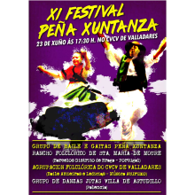 Póster Festival Peña Xuntanza. Un proyecto de Diseño gráfico de Entebras - 07.06.2018